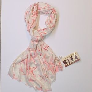 Indigo soul starfish scarf